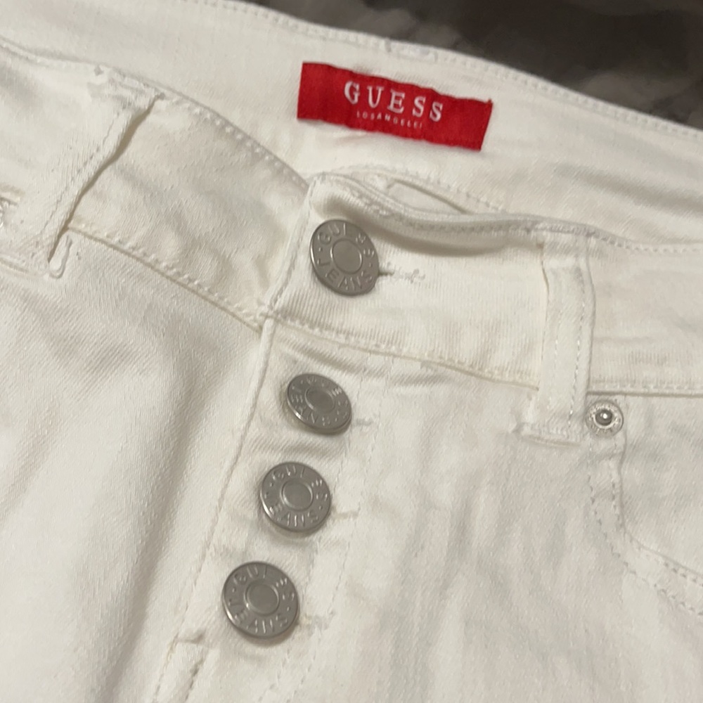 White Guess Jeans.